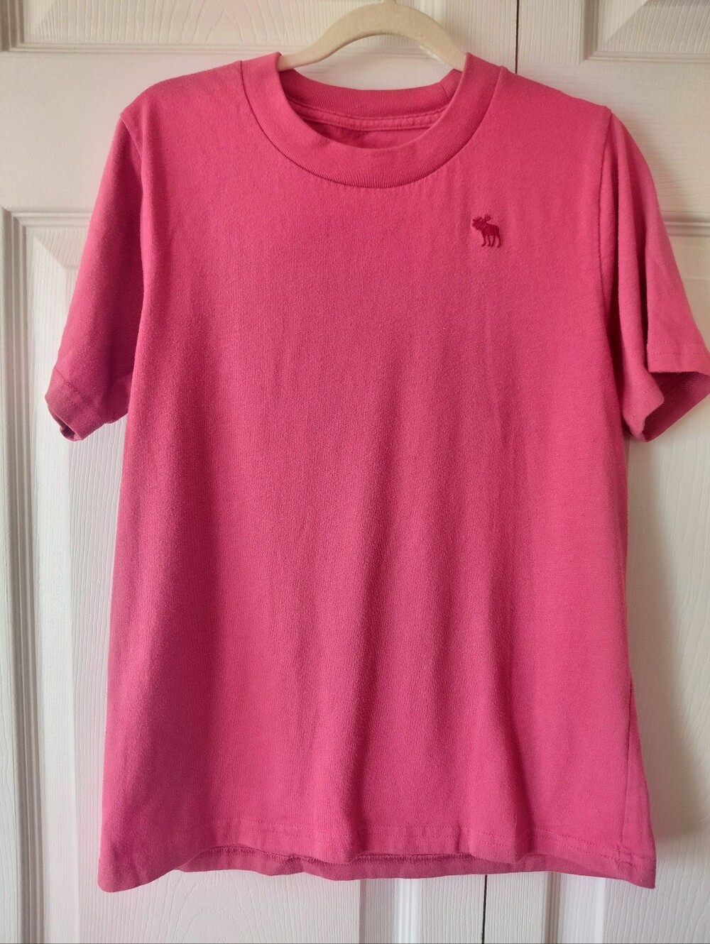 Abercrombie & Fitch Pink Short Sleeve Logo Tee